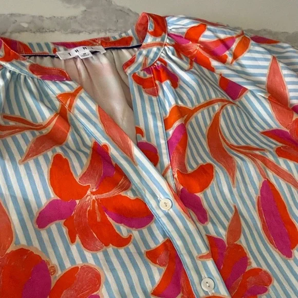 THML floral knee length dress  size medium - Picture 4 of 5